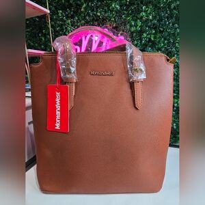 Montana West Brown‎ Tote Bagpack